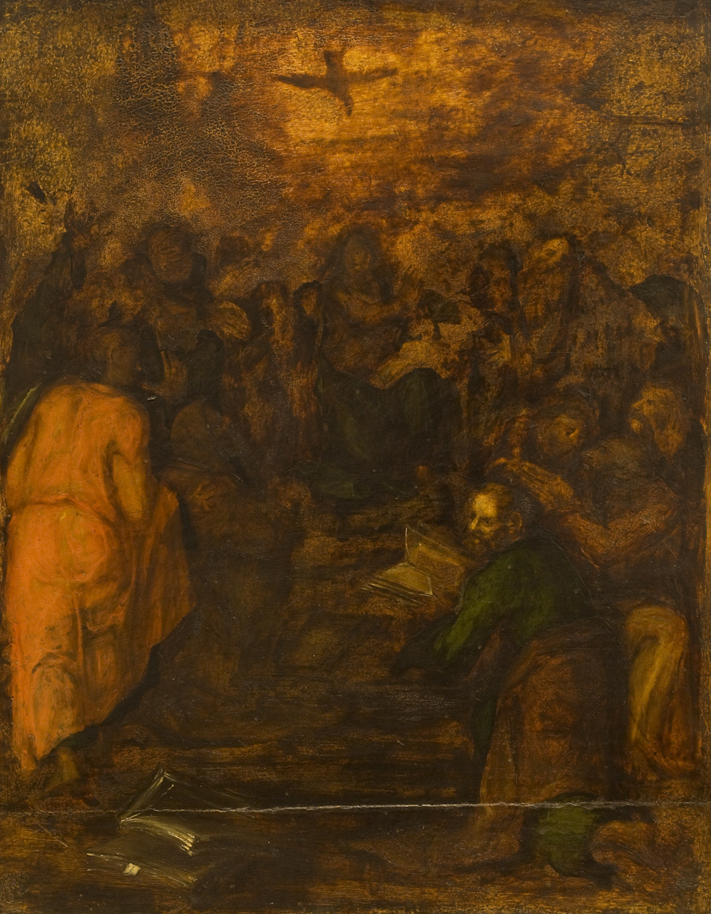 Pentecoste (dipinto) di Caldara Polidoro detto Polidoro da Caravaggio (sec. XVI)