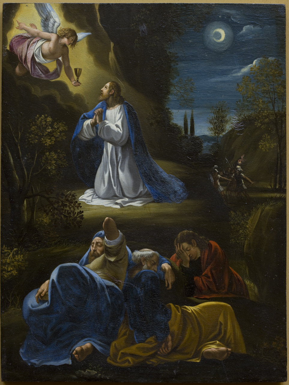 orazione di Cristo nell'orto di Getsemani (dipinto) di Cesari Giuseppe detto Cavalier d'Arpino (bottega) (sec. XVII)