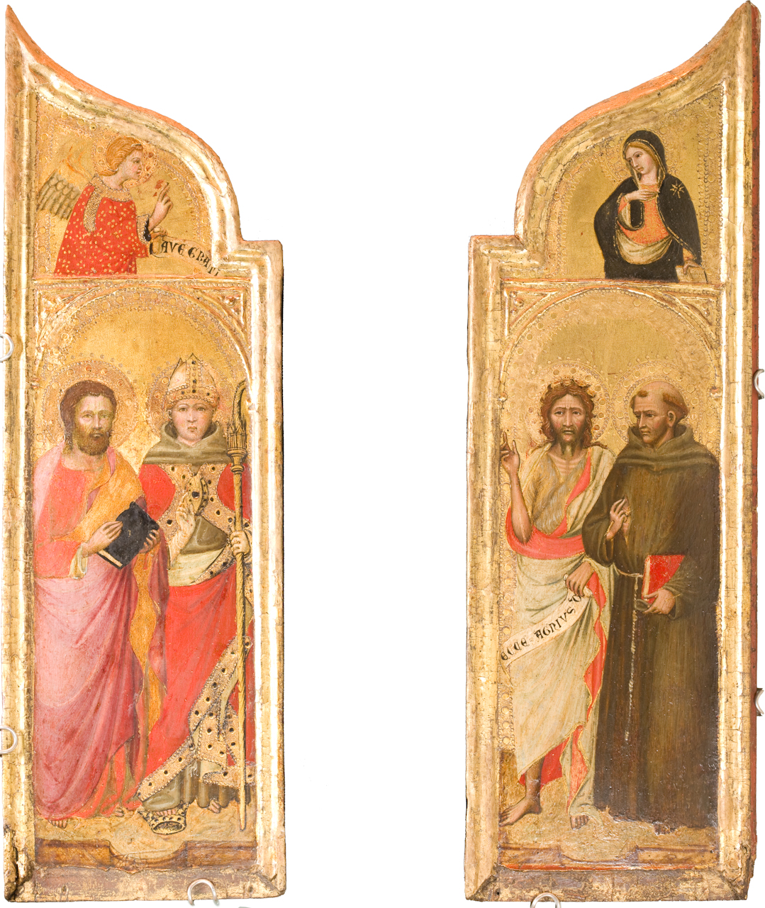 Annunciazione e Santi (dipinto) di Di Cecco Gregorio (sec. XV)