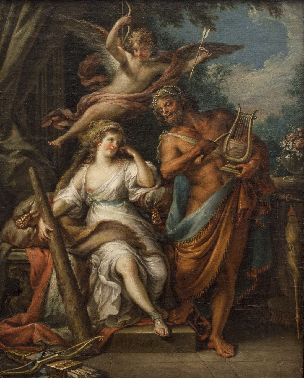 Ercole e Onfale (dipinto) di Fischetti Fedele (sec. XVIII)