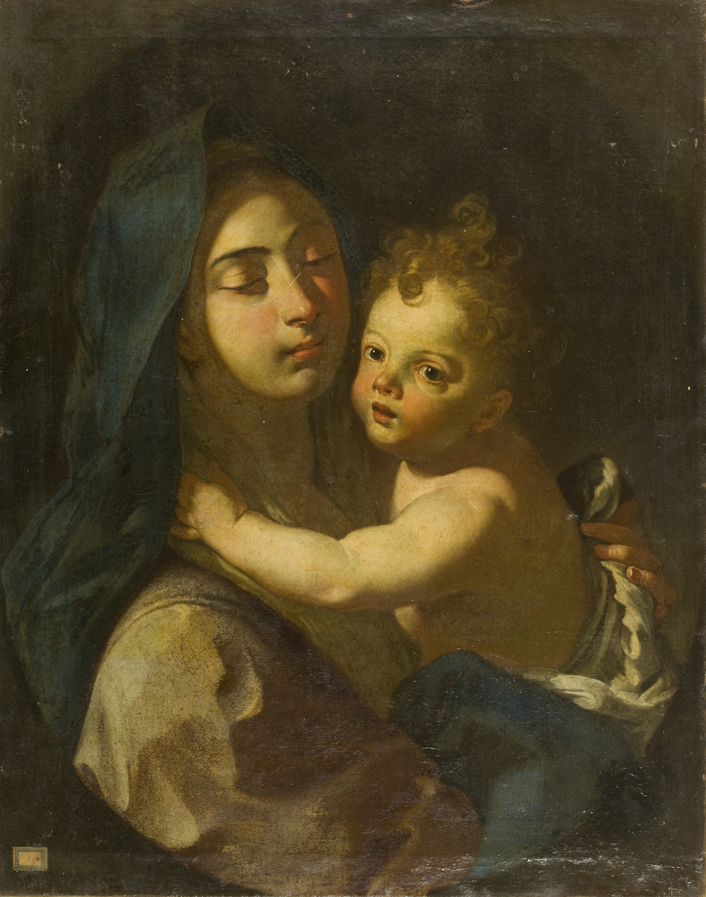 Madonna con bambino (dipinto) - ambito napoletano (sec. XVIII)