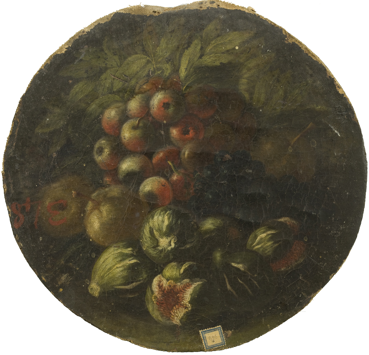 natura morta con frutta (dipinto) di Realfonso Tommaso detto Masilio (sec. XVIII)