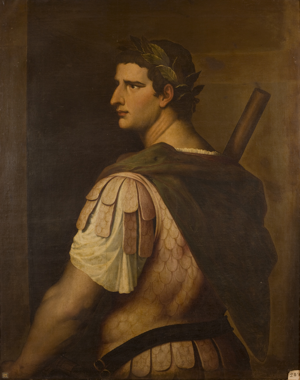 Imperatore romano (dipinto) di Campi Bernardino (sec. XVI)
