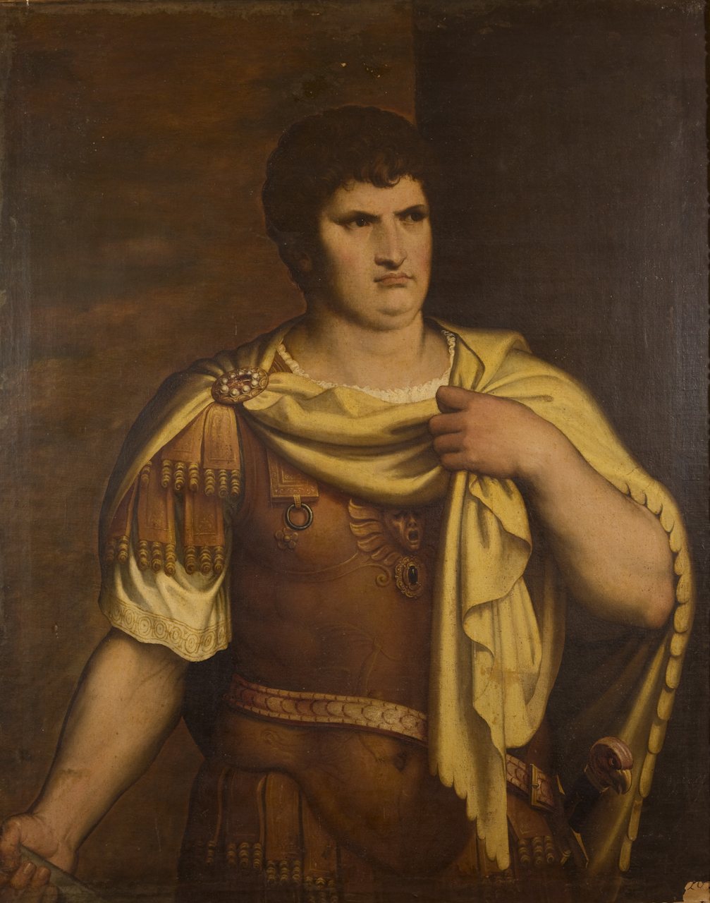 Imperatore romano (dipinto) di Campi Bernardino (sec. XVI)