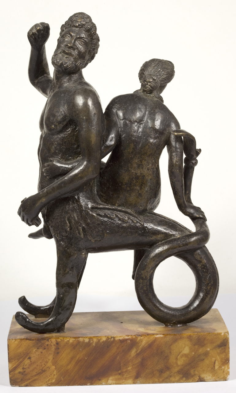 Tritone e Nereide (statuetta) di Briosco Andrea detto il Riccio (bottega) (sec. XVI)