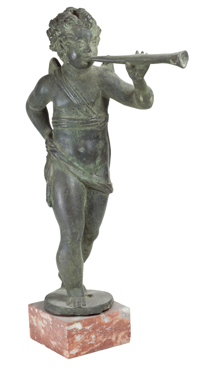 angelo musicante (statuetta) di Roccatagliata Niccolò (prima metà sec. XVII)