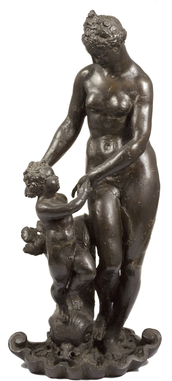 Venere e Amore (statuetta) di De Vries Adriaen (fine/ inizio secc. XVI/ XVII)