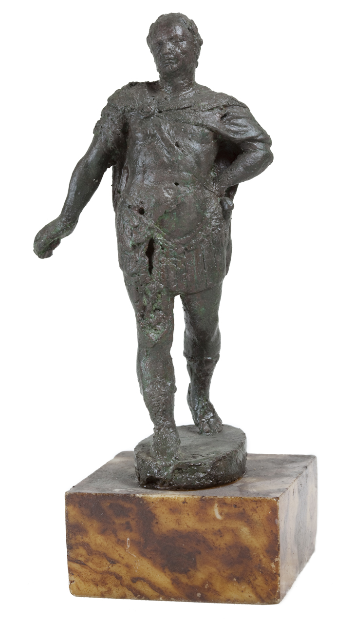 Imperatore romano (statuetta) - ambito italiano (secc. XVI/ XVII)