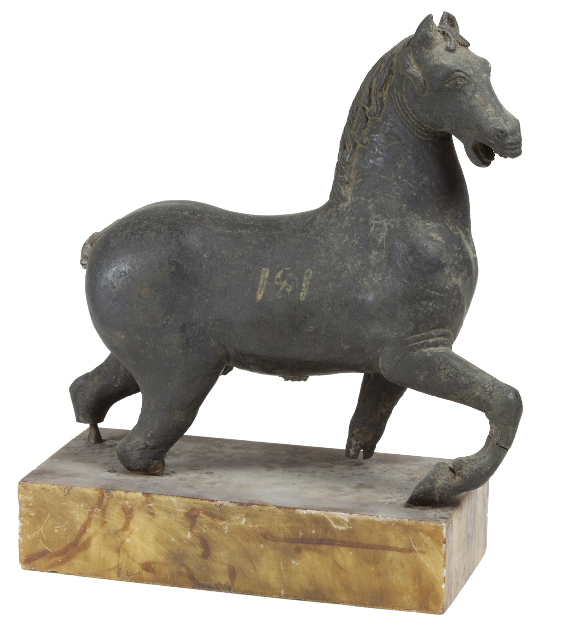 cavallo andante (statuetta) - ambito Italia settentrionale (sec. XVI)