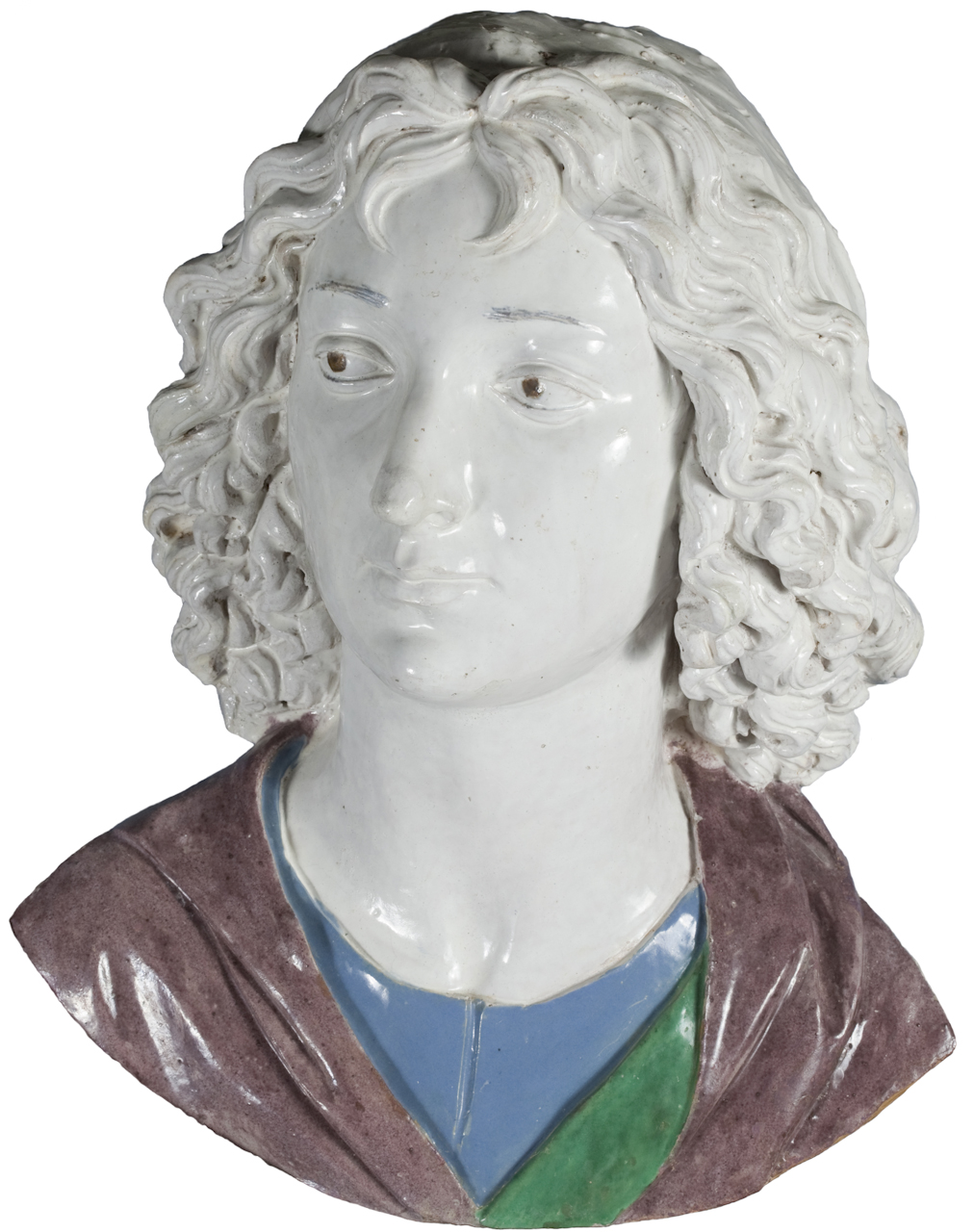 busto di giovane (scultura) di Della Robbia Andrea (attribuito) (secc. XV/ XVI)