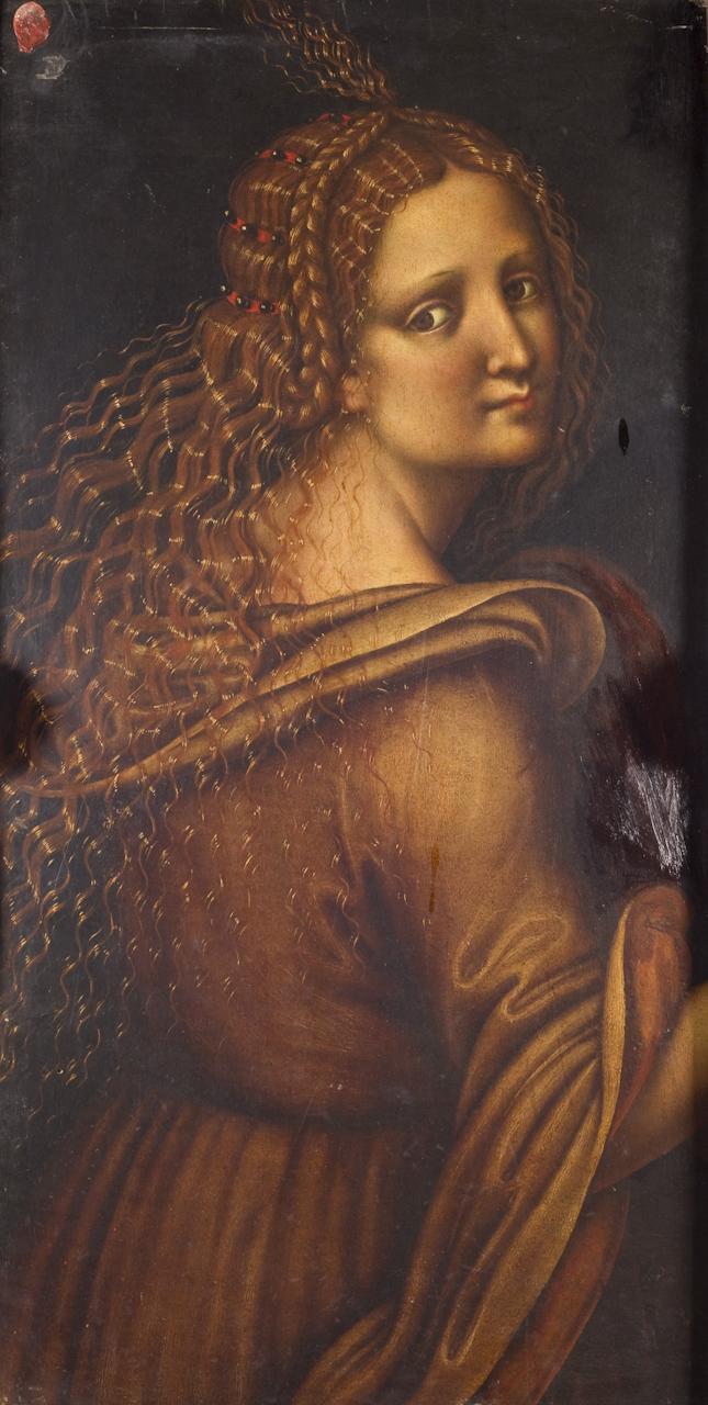 ritratto di donna (dipinto) - ambito lombardo (inizio sec. XVI)