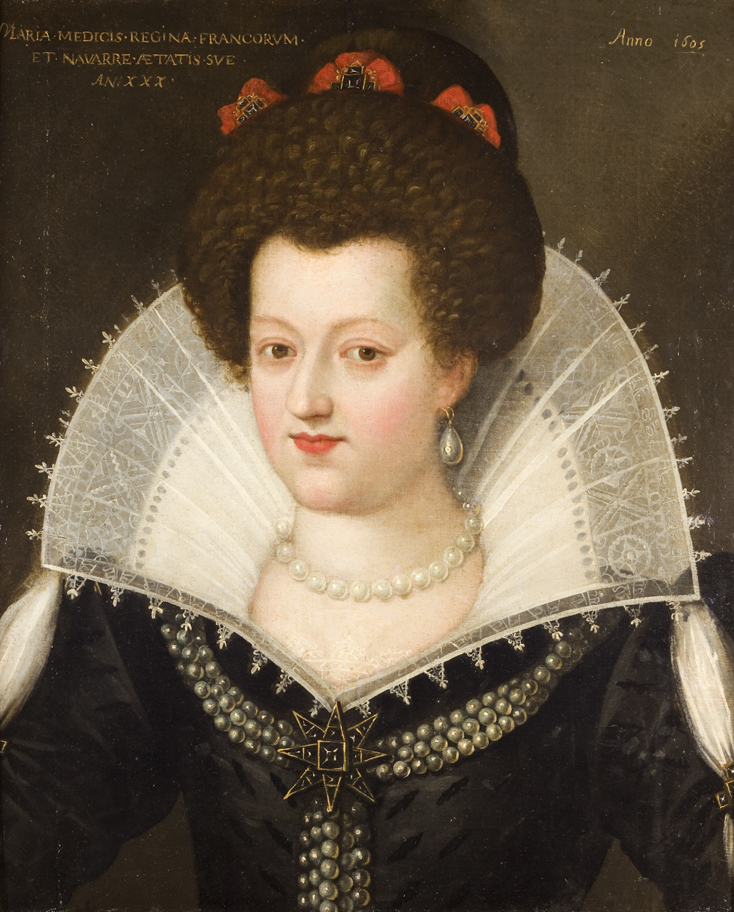 ritratto di Maria de Medici (dipinto) - ambito francese (sec. XVII)