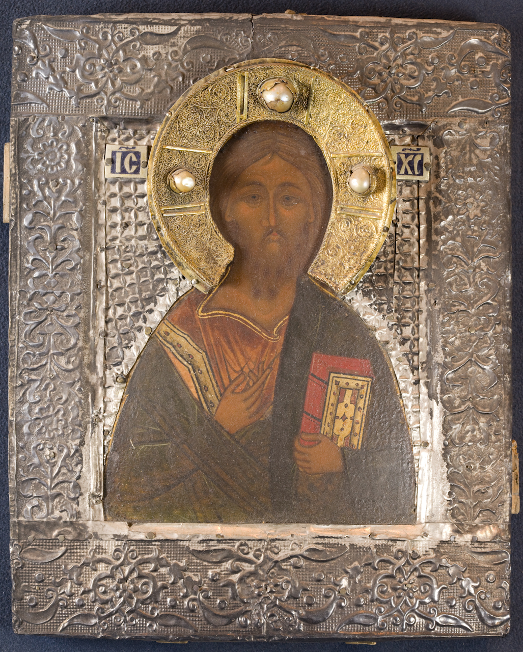 Cristo Pantocratore (dipinto) - ambito russo (sec. XVI)