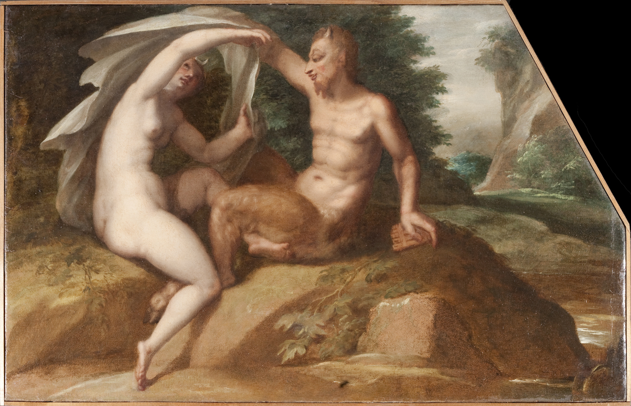 Pan e Selene (dipinto) di Sons Jean (sec. XVI)
