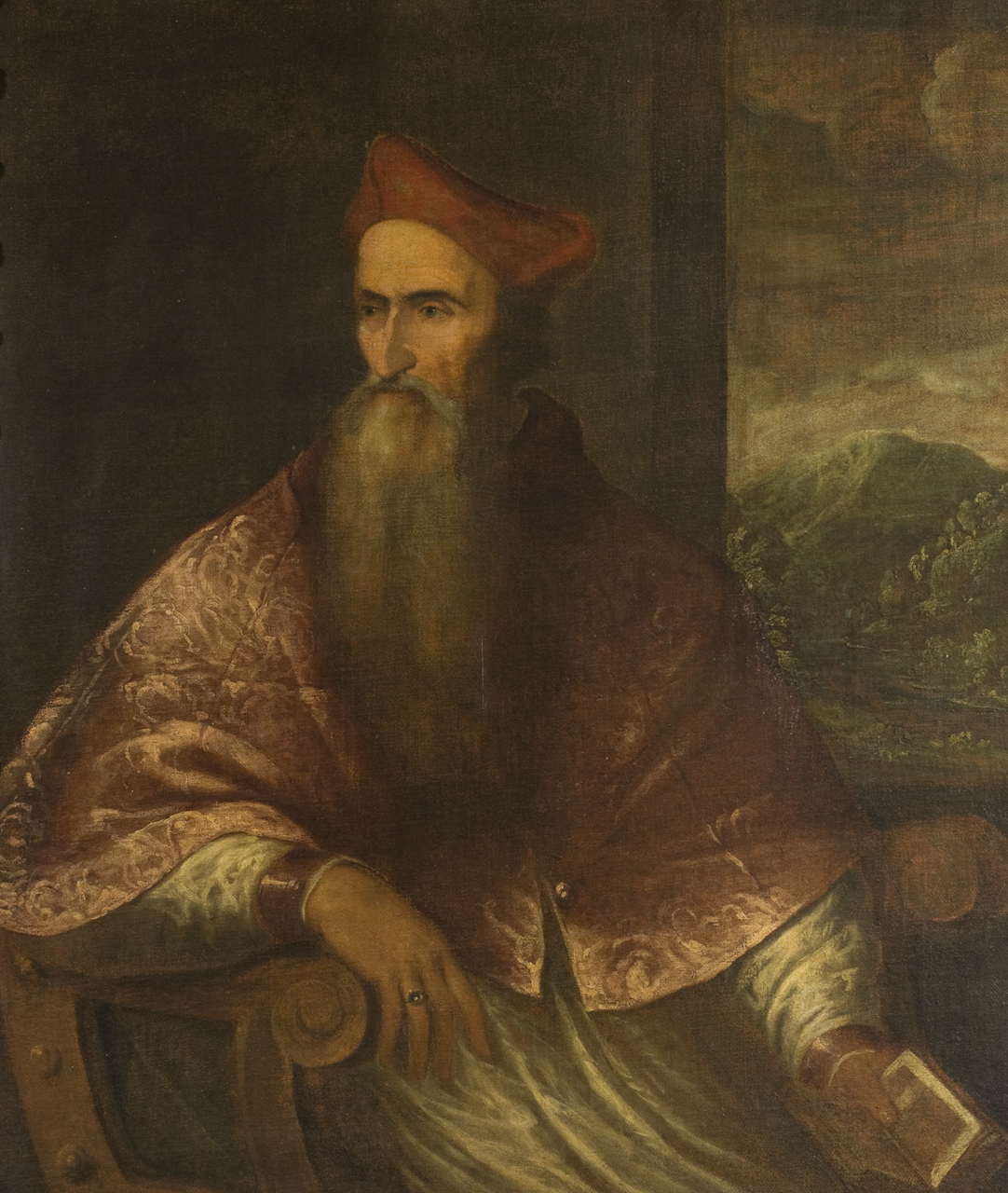 Ritratto del Cardinale Pietro Bembo (dipinto) di Vecellio Tiziano (sec. XVI)