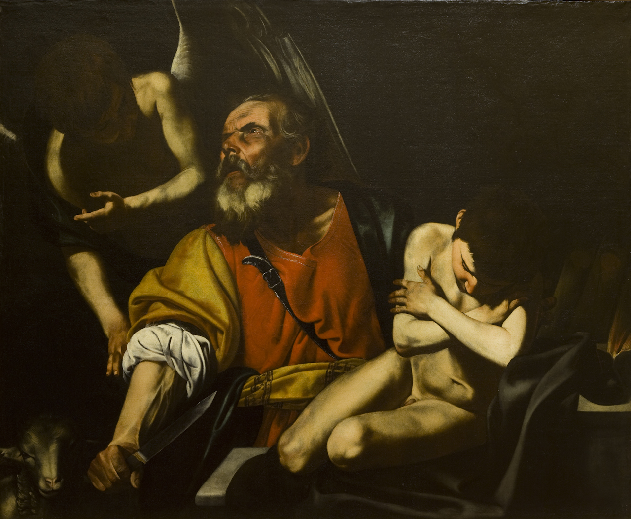 sacrificio di Isacco (dipinto) di Vitale Filippo (sec. XVII)