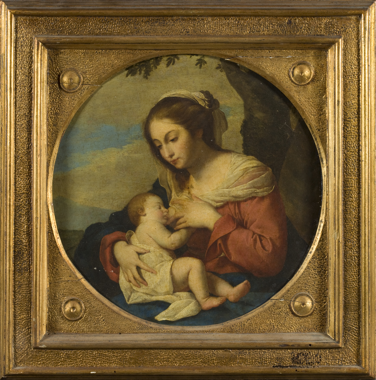 Madonna del Latte (dipinto) di Guarino Francesco (sec. XVII)