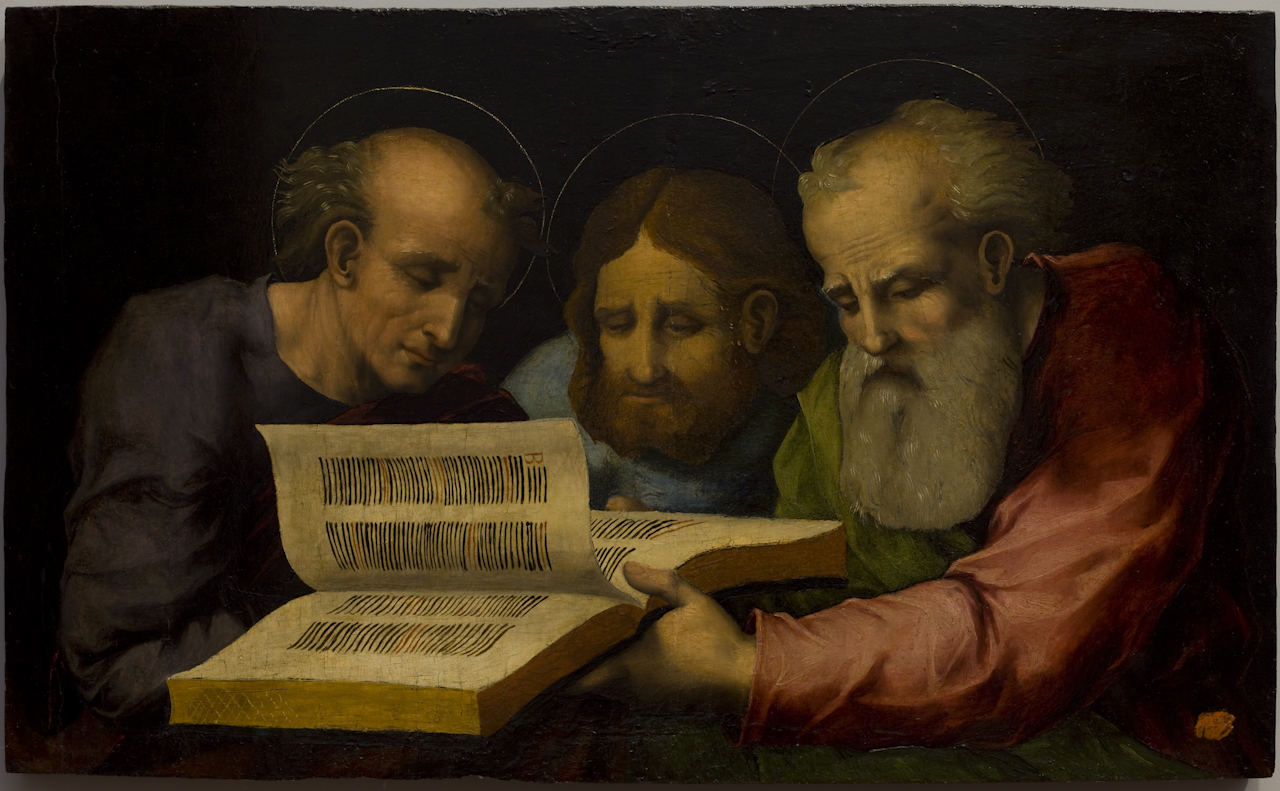 Santi (dipinto) di Cardisco Marco detto Marco Calabrese (sec. XVI)