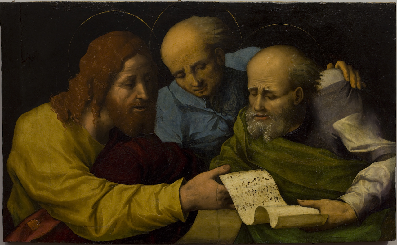 Santi (dipinto) di Cardisco Marco detto Marco Calabrese (sec. XVI)