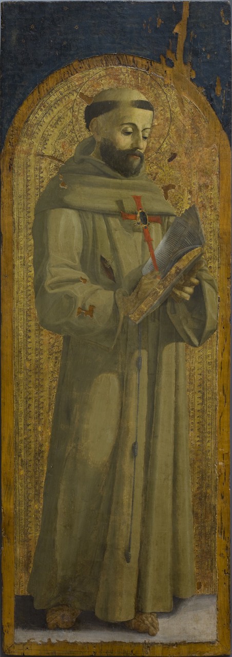 San Francesco d'Assisi (dipinto) di Scacco Cristoforo (sec. XV)