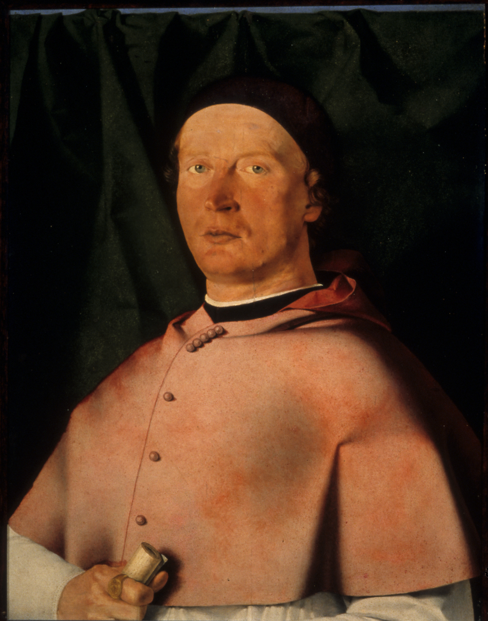 ritratto di Bernardo de' Rossi (dipinto) di Lotto Lorenzo (inizio sec. XVI)