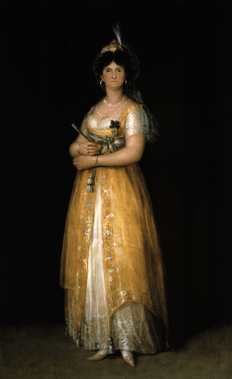ritratto di Maria Luisa di Spagna (dipinto, serie) di De Goya Francisco (fine sec. XVIII)
