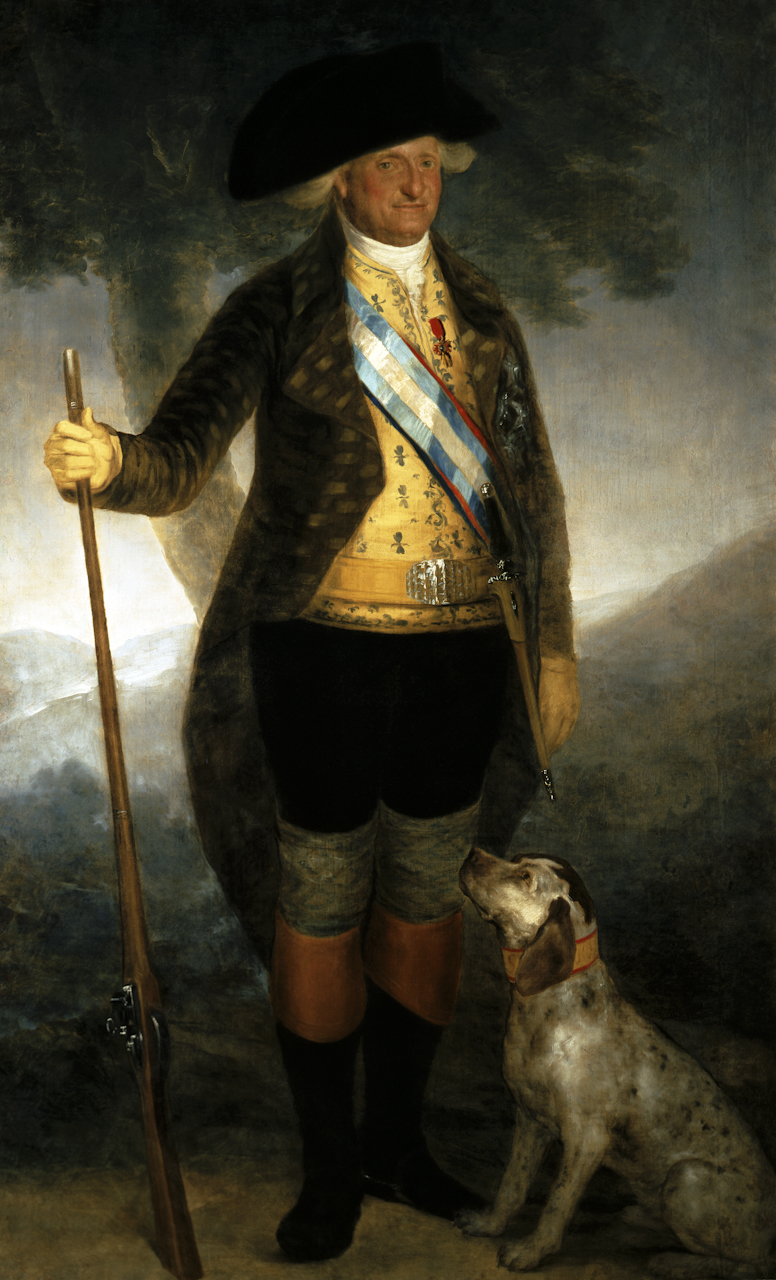 ritratto di Carlo IV di Spagna (dipinto, serie) di De Goya Francisco (fine sec. XVIII)