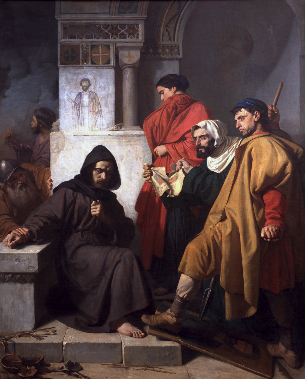 Iconoclasti (dipinto) di Morelli Domenico (metà sec. XIX)