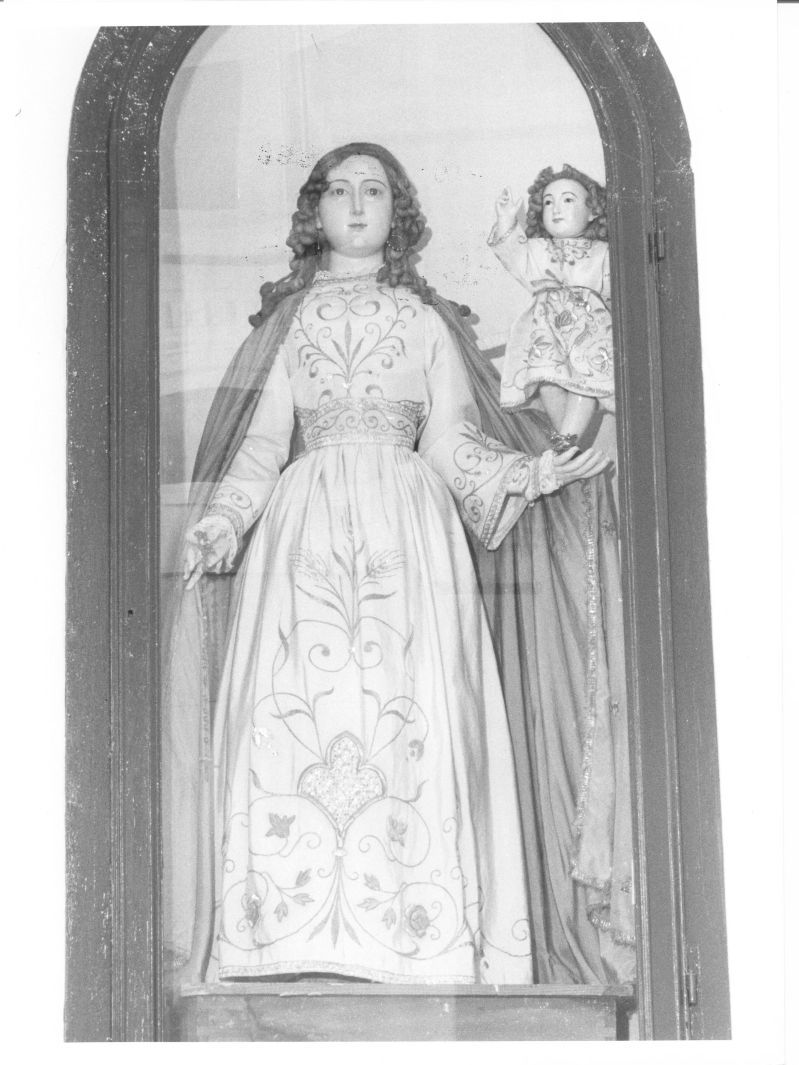 Madonna del Rosario (manichino, opera isolata) - bottega Italia meridionale (sec. XVIII)