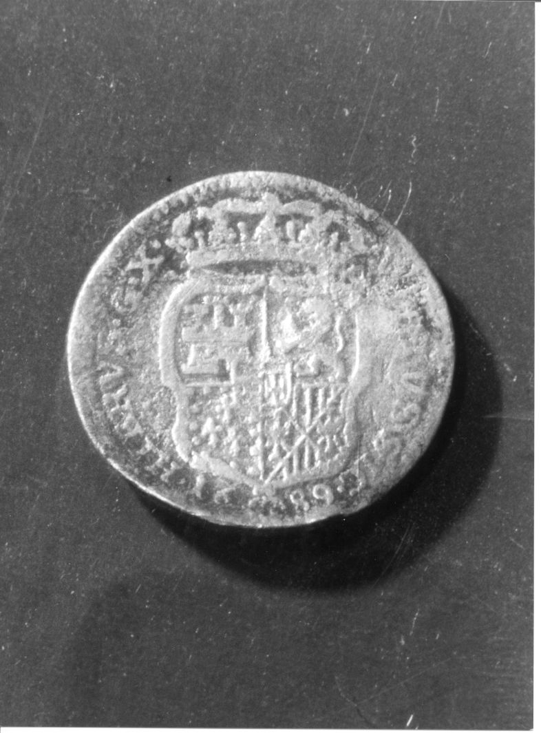 calco di moneta, opera isolata - bottega spagnola (sec. XVII)