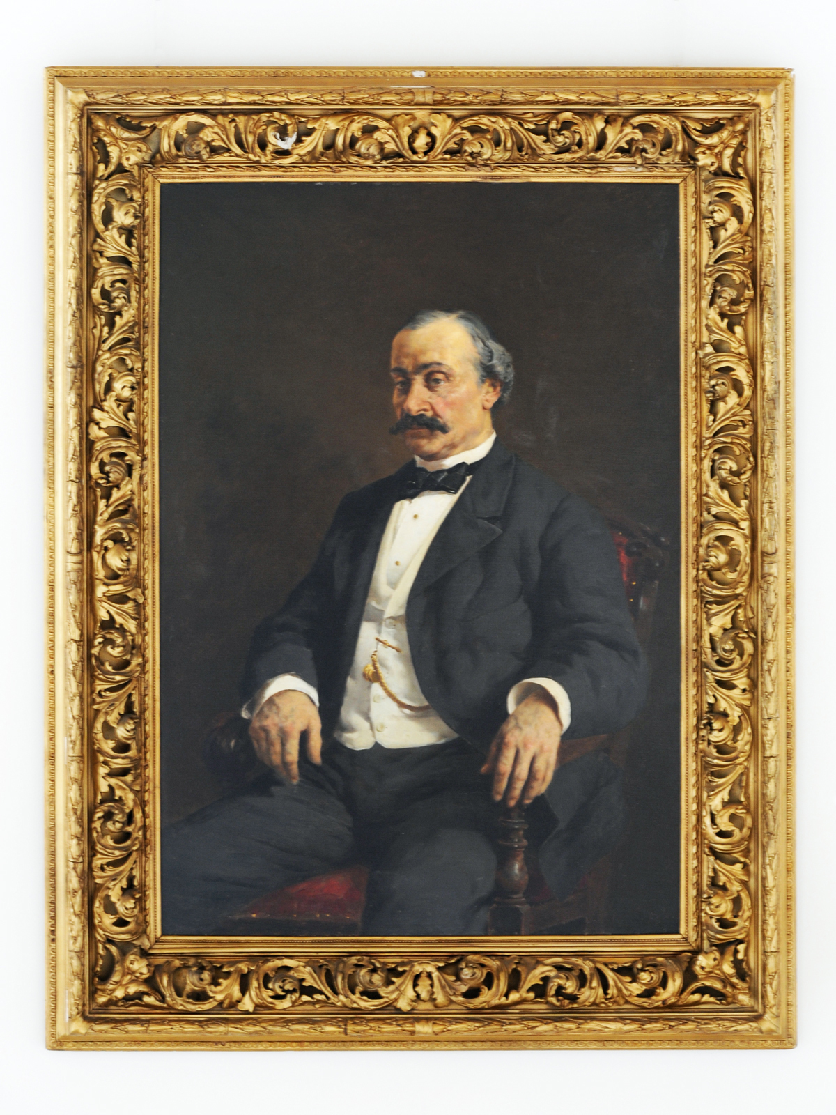 ritratto di Pasquale Stanislao Mancini (dipinto) di Volpe Vincenzo (attribuito) (ultimo quarto sec. XIX)