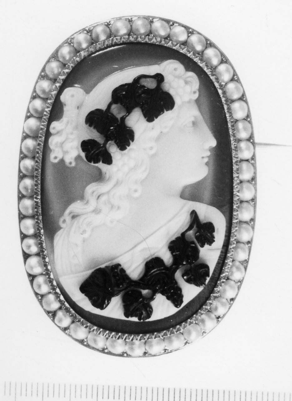 spilla di Pistrucci Benedetto (attribuito) - bottega inglese (sec. XIX)