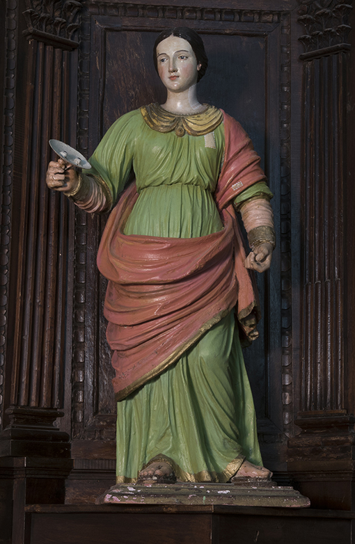 Santa Lucia (statua) - ambito Italia meridionale (seconda metà sec. XVIII)