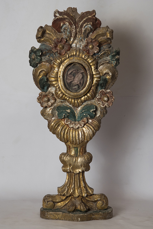 reliquiario-ostensorio - ambito Italia meridionale (sec. XVIII)