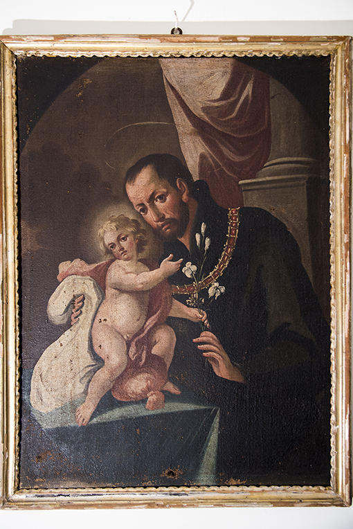 San Gaetano Thiene col Bambino (?) (dipinto) - ambito Italia meridionale (seconda metà sec. XIX)