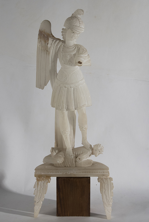 San Michele arcangelo (statua) - ambito Italia meridionale (sec. XIX)