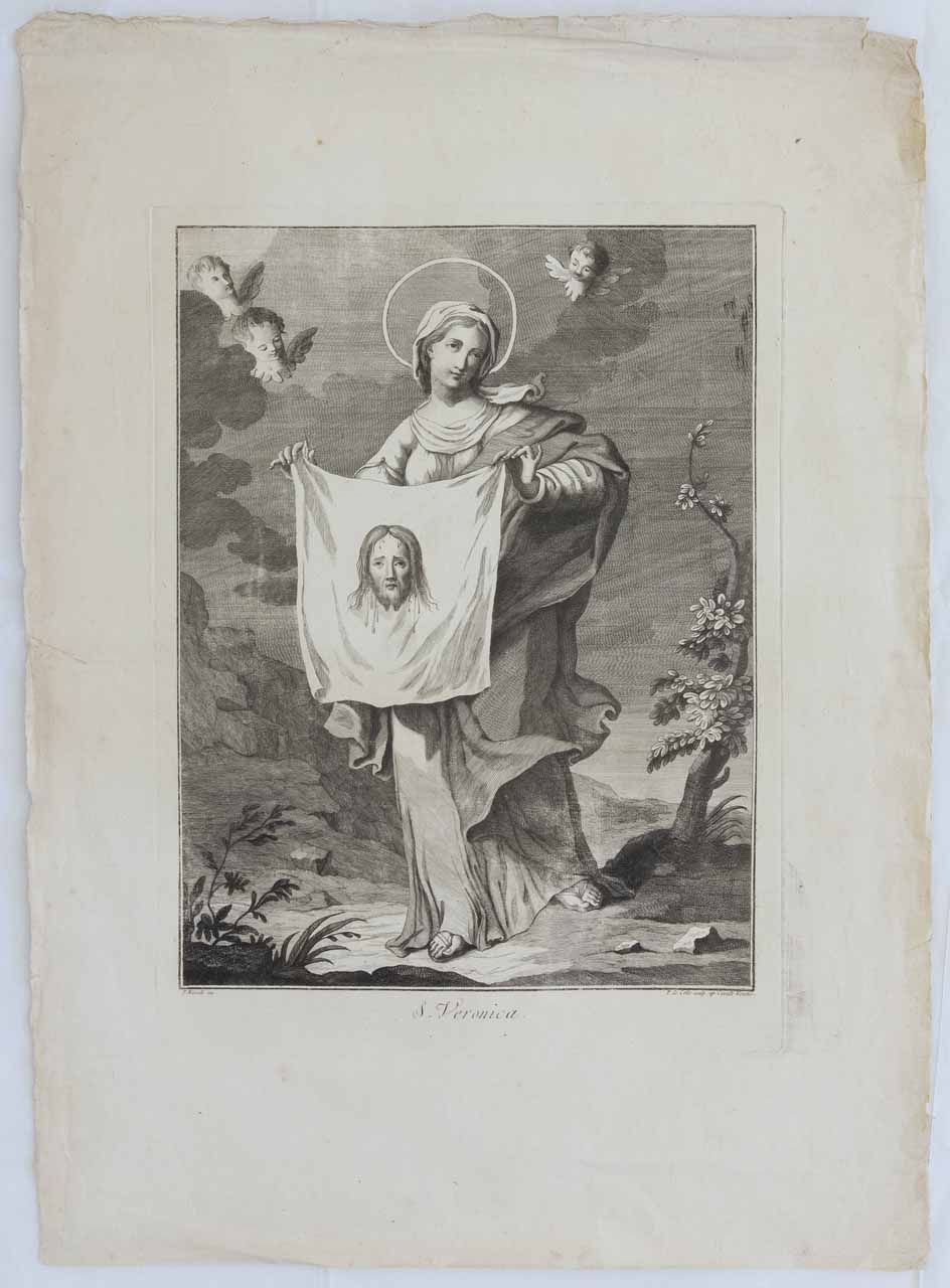 Santa Veronica (stampa, serie) di De Col Pellegrino, Novelli Pietro Antonio - ambito veneto (secc. XVIII/ XIX)