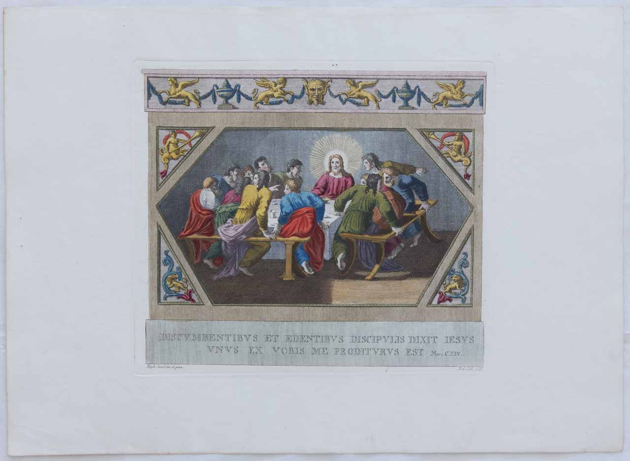 Ultima cena (stampa, serie) di De Col Pellegrino - ambito veneto (sec. XIX)