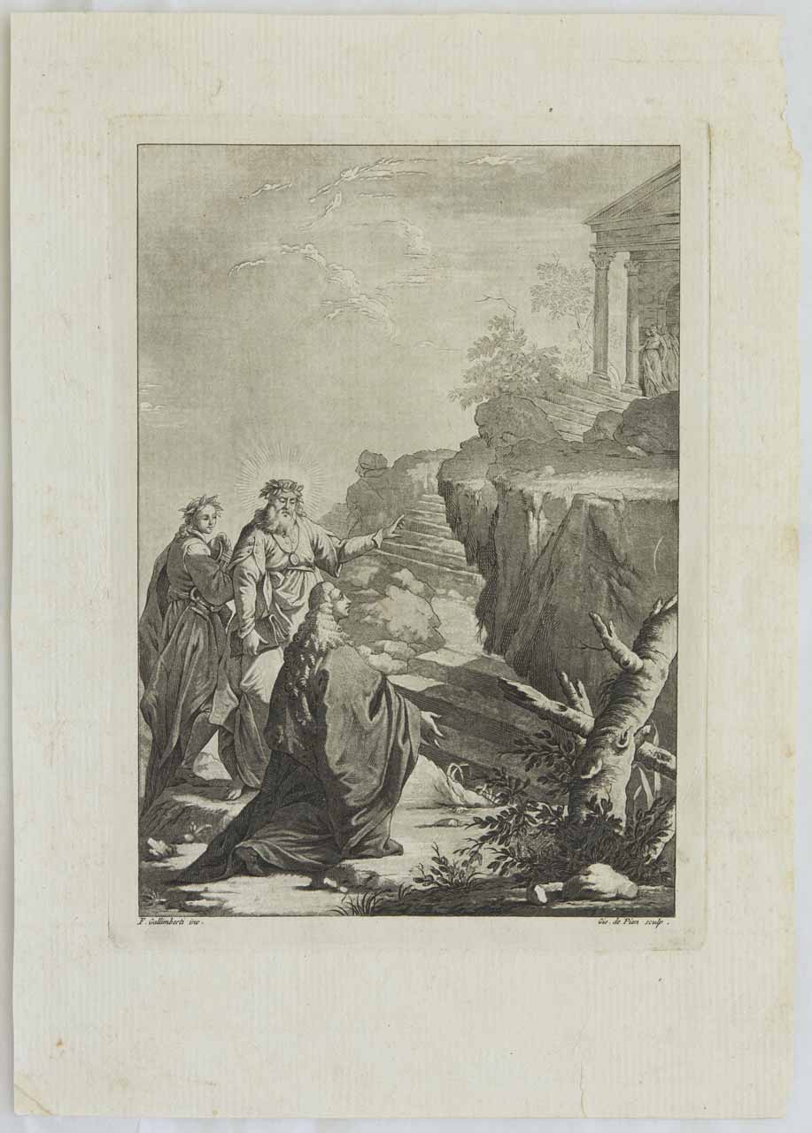 Composizione allegorica (stampa) di De Pian Giovanni Maria, Galimberti Francesco - ambito veneto (sec. XVIII)