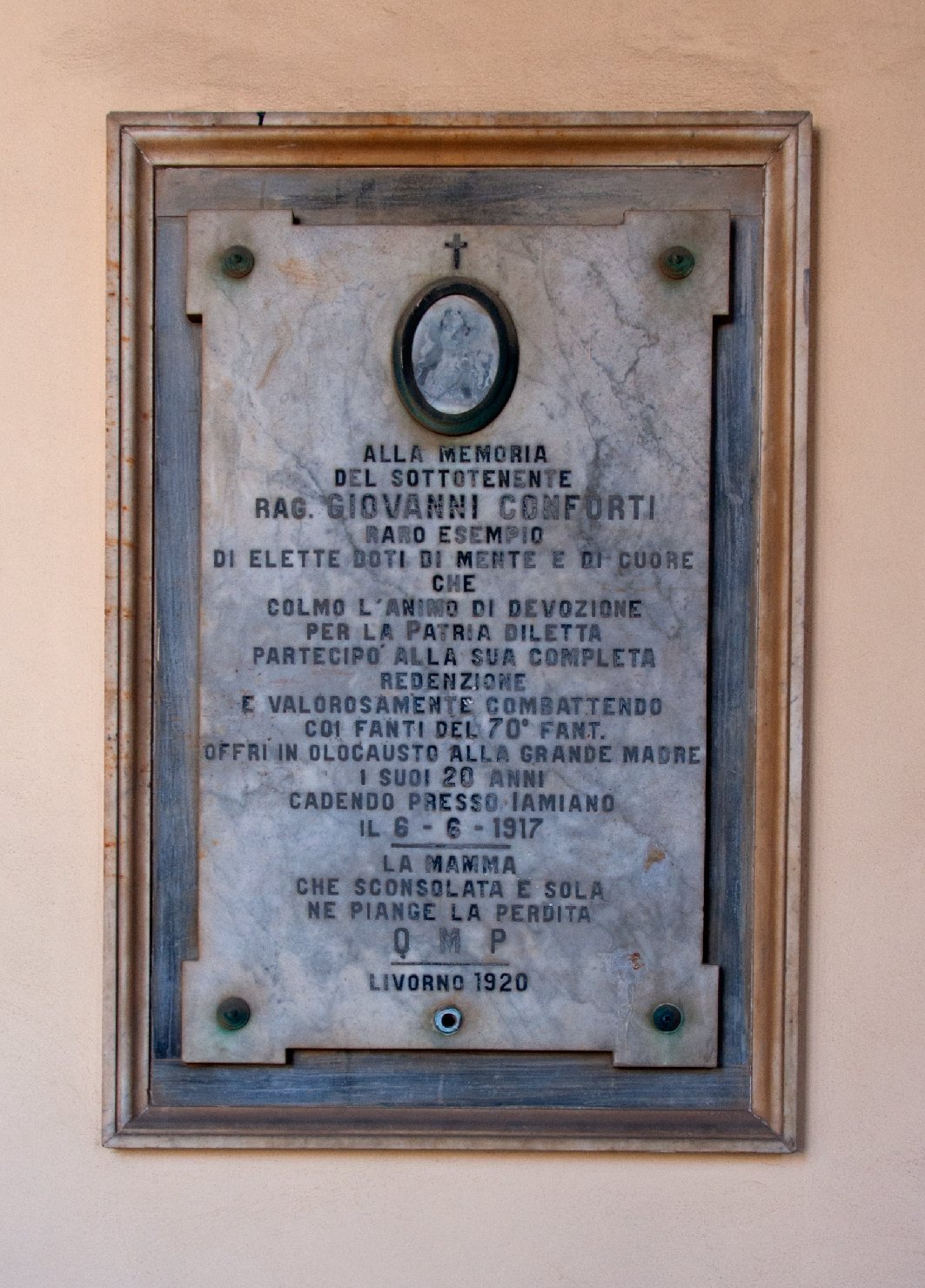 lapide commemorativa ai caduti - ambito toscano (sec. XX)
