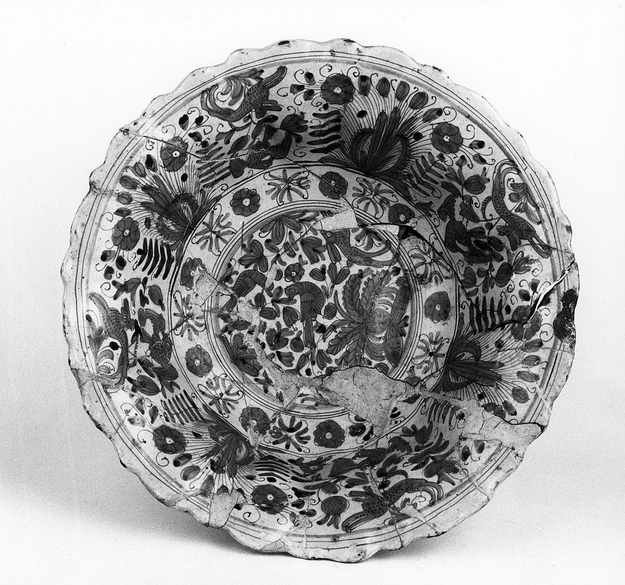 bacinetto - manifattura di Deruta (seconda metà sec. XVII)