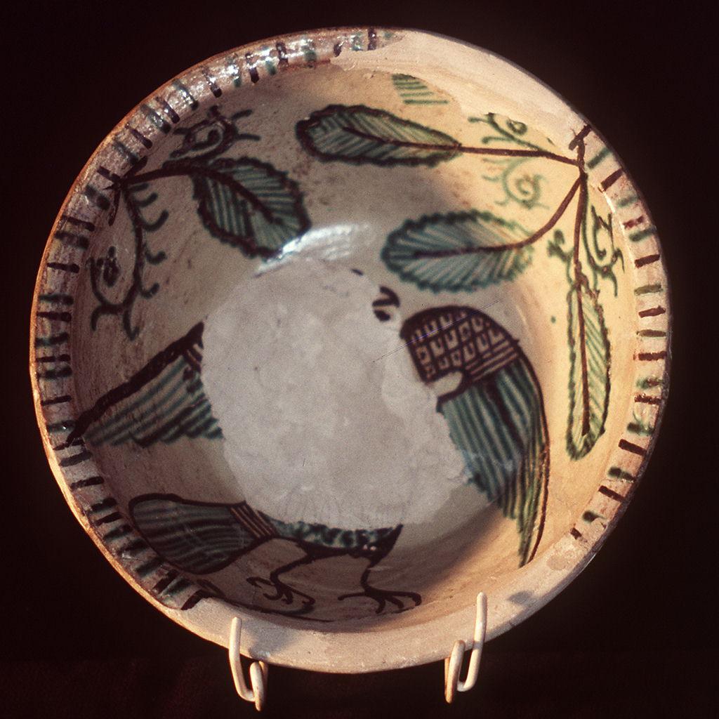 uccello (bacinetto) - manifattura fiorentina (fine/ inizio secc. XIII/ XIV)