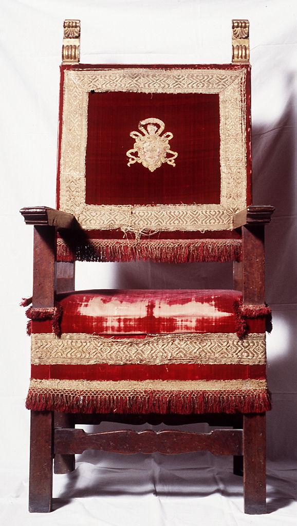 seggiolone, serie - manifattura toscana (prima metà sec. XVII)