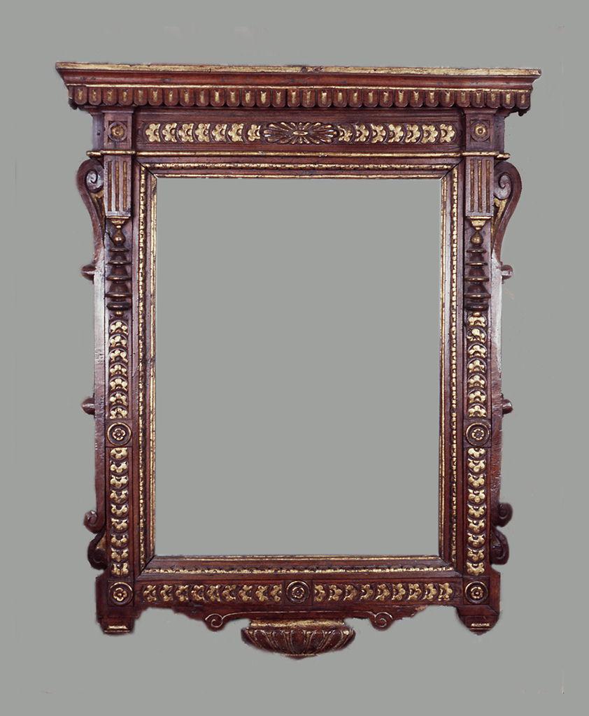 motivi decorativi (cornice di specchio) - manifattura fiorentina (seconda metà sec. XVI)