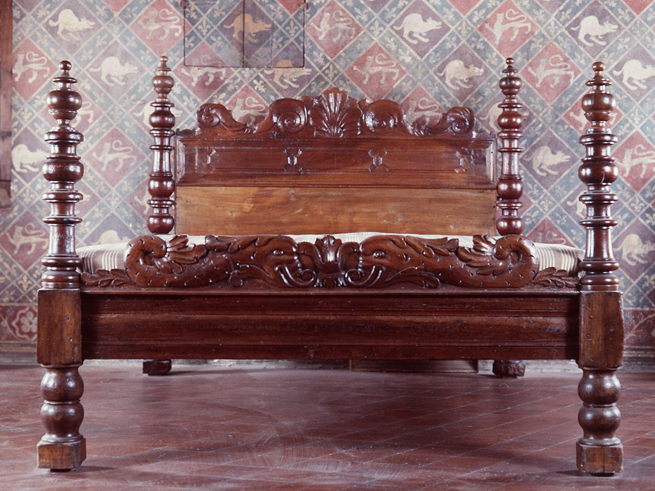 motivi decorativi (letto) - manifattura emiliana (metà, prima metà sec. XVII, sec. XX)