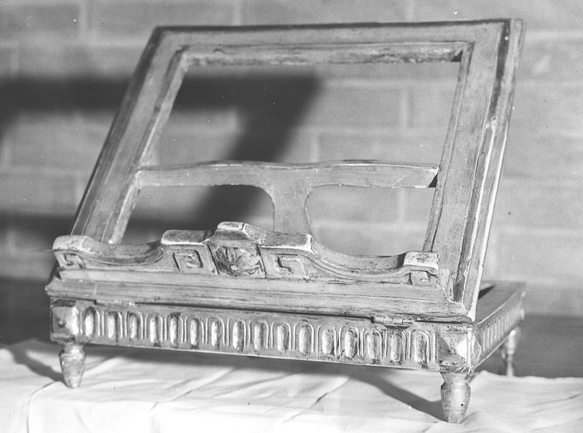 leggio d'altare - ambito parmense (fine sec. XVIII)