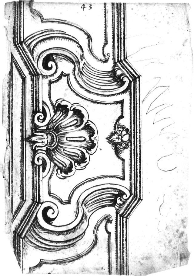 studio per mensola (disegno, opera isolata) - ambito molisano (seconda metà XVIII)