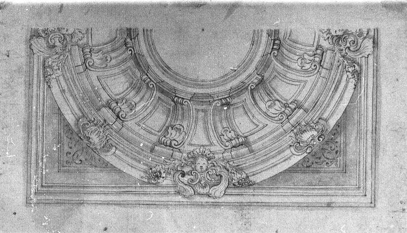 studio di volta (disegno, serie) di Brunetti Ciriaco (attribuito) - ambito molisano (ultimo quarto XVIII)