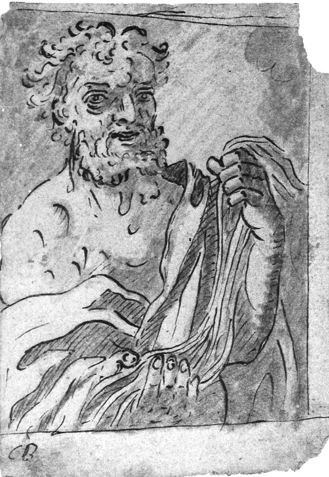 San Bartolomeo (disegno, opera isolata) di Brunetti Ciriaco (attribuito) - ambito molisano (seconda metà XVIII)