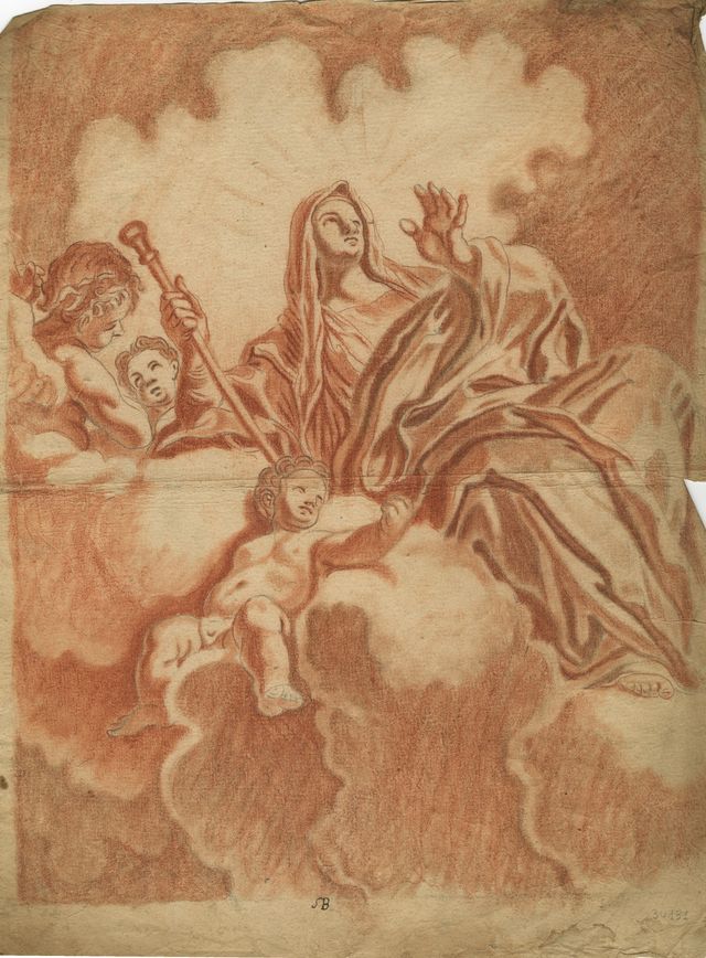 figura allegorica (disegno, opera isolata) di Brunetti Stanislao (attribuito) - ambito molisano (seconda metà XVIII)